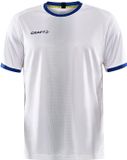 Craft Progress 2.0 Shirt Korte Mouw Heren - Wit / Blauw