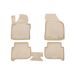 OMAC 7512444BG Ensemble de tapis de sol beige, ETP (élastomère thermoplastique)
