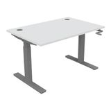 EVO Bureau, réglable avec levier 120 x 80 cm