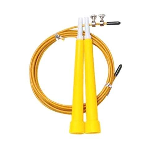 FFitness Panda Fitness Speed Springtouw Jump Rope Unisex Volwassenen Geel, One Size