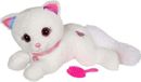 Gipsy Chat Interactif Peluche Cuty Bella Fashionista, S'allume Avec Musique, 30 cm, Avec Brosse