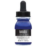 Liquitex 4260316 vloeibare professionele acrylverf - inkt, hoog gepigmenteerde airbrush verf - Acryl Inkt 30ml, Phthalocyanine Blue Green Shade