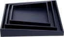 Senza Asymmetrische Houten Dienbladen 3 Stuks Blauw