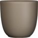 Mica Decorations Bloempot - taupe bruin - mat - keramiek - D28xH25 cm
