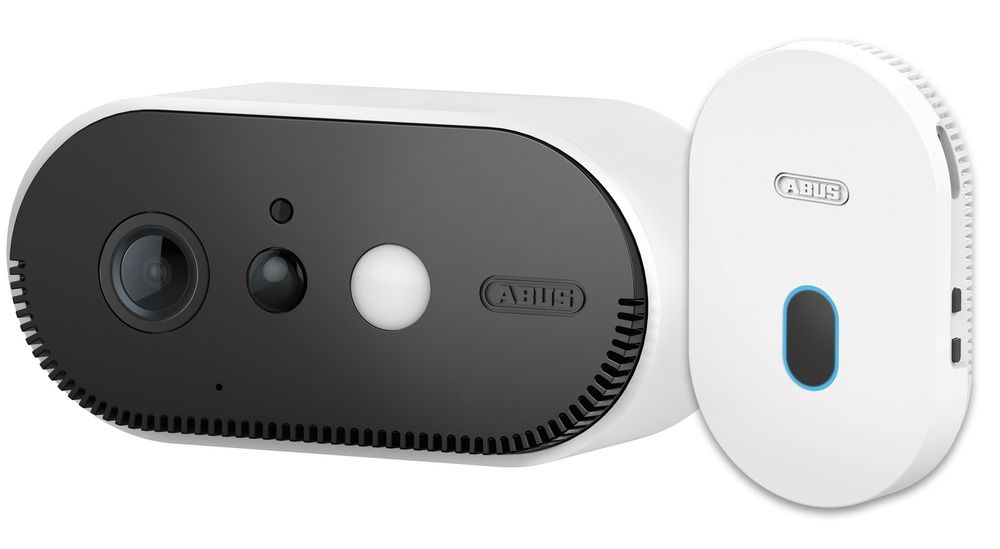 ABUS PPIC90000 - IP Security Camera - Wireless - Indoor/Outdoor - Wall Mount - Black/White