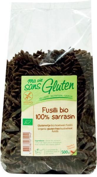 Fusilli boekweit bio - glutenvrij 500g