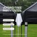 ABGtrading Regengoot Partytent 4,5 Meter – Regenafvoer voor Partytenten – 45 cm Breed – Wit