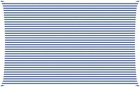 vidaXL Zonneschaduw Blauw en Wit 5 x 8 m 100% Polyester Oxford