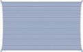 vidaXL Zonneschaduw Blauw en Wit 5 x 8 m 100% Polyester Oxford