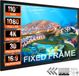 VEVOR Projectiescherm Beamer Scherm 110 16:9 Projector Screen Projection Hd Home Theatre Outdoor Portable On