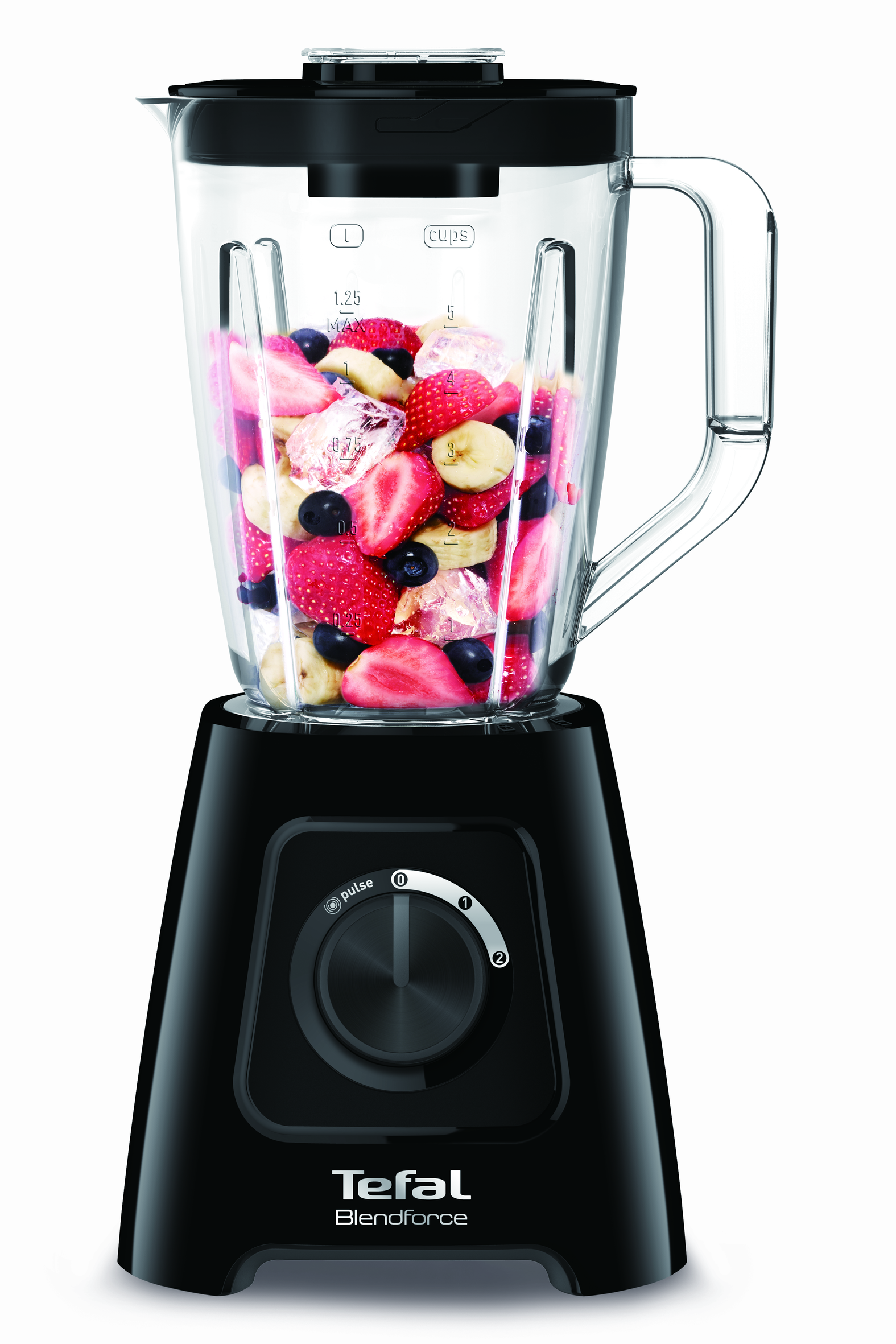 Tefal BlendForce II BL4208 Blender - 1.25L - 600W - Black kopen