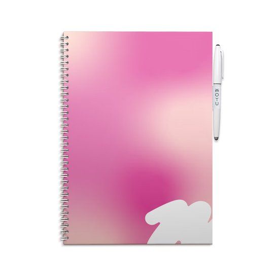 MOYU Uitwisbaar Schoolschrift A4 - Softcover - Blanco pagina’s