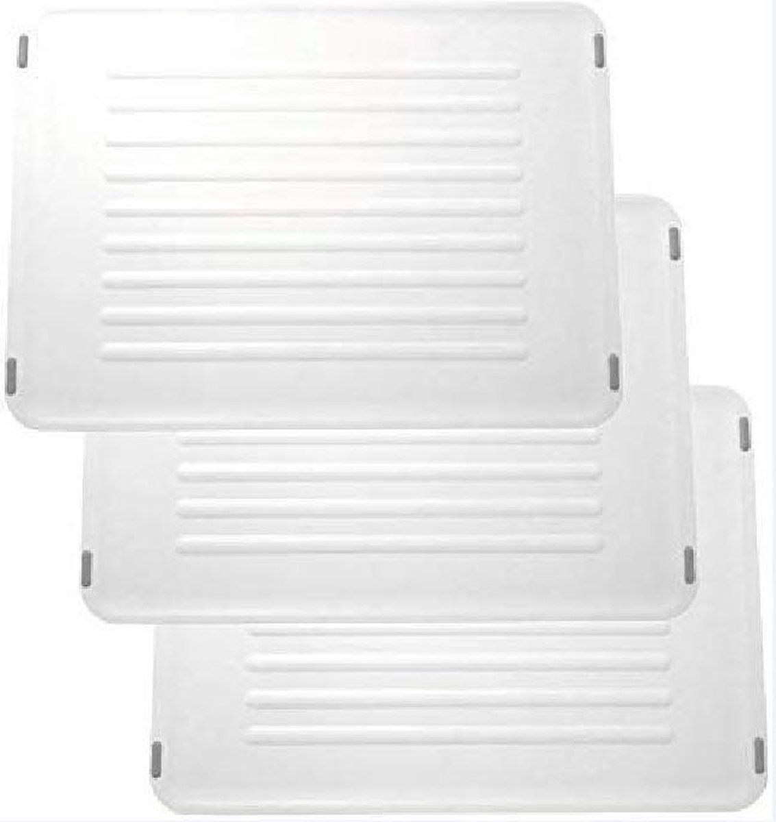 Coninx BREA - Set van 3 snijplanken - Kunststof - Wit