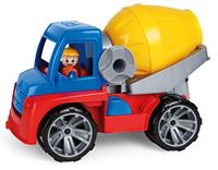Lena 04413 04413-Truxx betonmixer, speelvoertuig ca. 29 cm, mengvoertuig met speelfiguur, bouwvoertuig voor kinderen vanaf 2 jaar