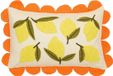 Mica Decorations Lemons Sierkussen - 65 x 45 cm - Katoen - Off-White, Geel, Oranje