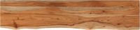 vidaXL Étagère murale rectangulaire bord naturel 120x20x2,5 cm bois d'acacia