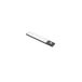 Emuca - Kaus Black USB oplaadbare LED wandlamp met bewegingssensor, 240mm, Zwart, Plastic en Aluminium