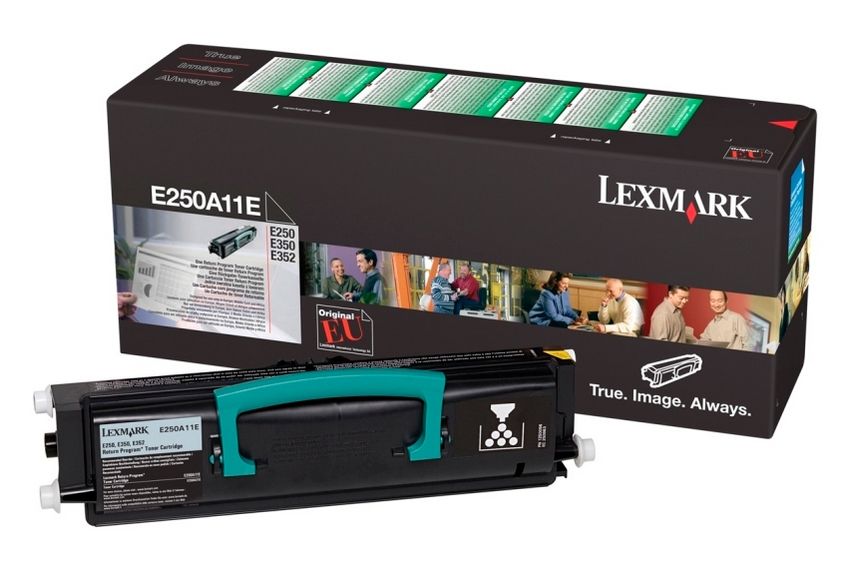 Lexmark E250, E35x Zwart Toner Cartridge - 3,5K Retourprogramma