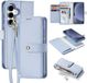 Dux Ducis Lawa Series Book Case voor Samsung Galaxy S25 Plus - Licht Blauw