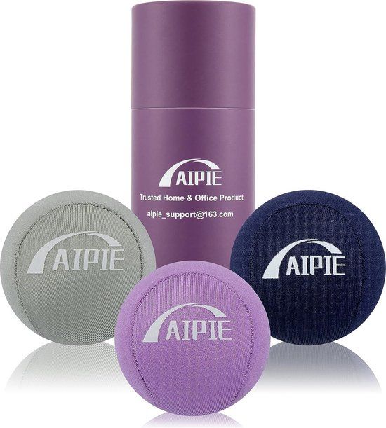 AIPIE Handtrainer, 3 stuks, massagebal, gripballen, klimmen, bal, handtrainingsapparaat, anti-stressballen ter versterking van hand en vingers en drukontlasting
