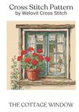 THE COTTAGE WINDOW: A beautiful cross stitch pattern for your next project!