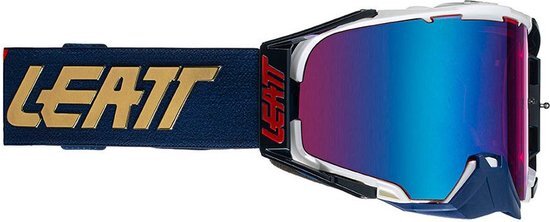 Leatt Velocity 6.5 Iriz Anti Fog Mirror Goggles, royal blue