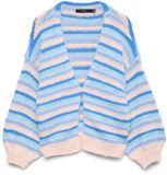 VERO MODA VMMAYBE STRIPE LS OPEN CARDIGAN NOOS Dames Cardigan S Cashmere Blue