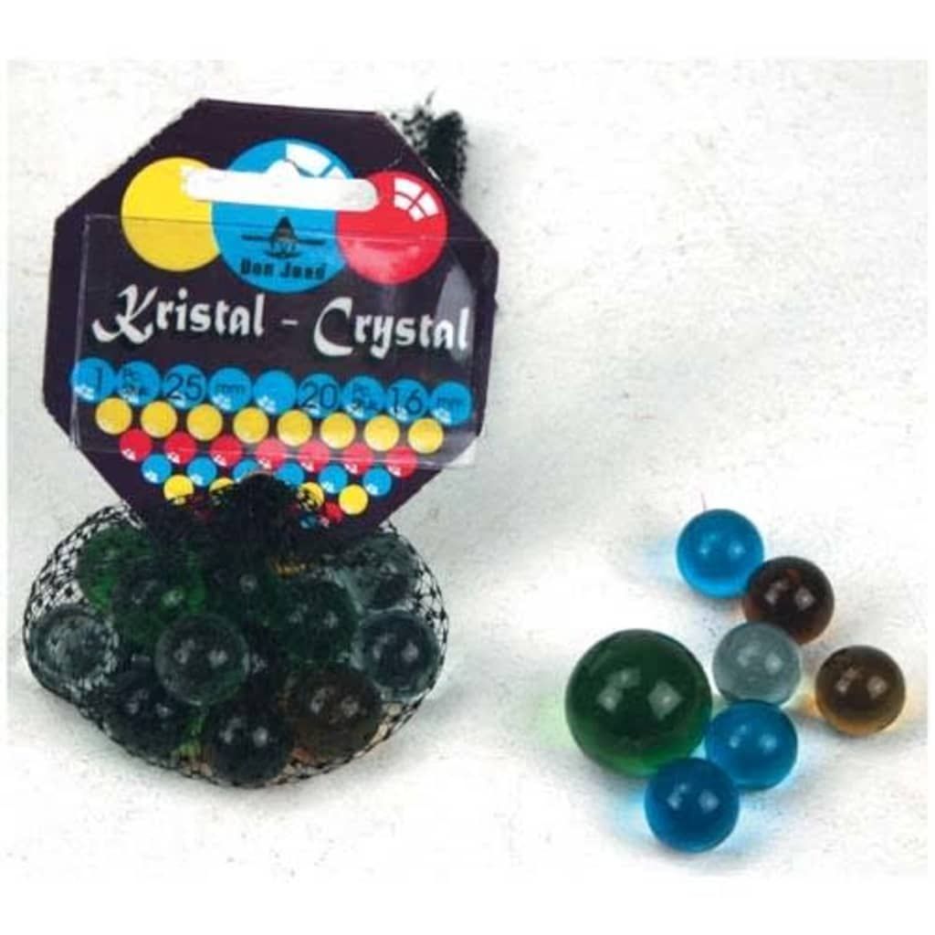 Basic Knikkers Crystal 20+1 Stuks - Multi
