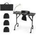 Coast Table de manucure professionnelle pliable - 90 x 40 x 77 cm, noire