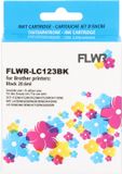 FLWR Brother LC-123 zwart (Huismerk (compatible))