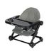 Bebeconfort Moly, zitverhoger voor baby en peuter, 6 maanden - 3 jaar, 9-15 kg, lichtgewicht draagbare stoelverhoger, compact inklapbaar, 3 instelbare hoogtes, 3 eetbladposities, Tinted Grey