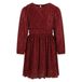 NONO Dark Red Floral Midi Dress