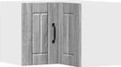 LUCCA Armoire d'angle Gris Sonoma 57 x 57 x 40 cm Bois transformé