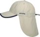 Hatland UV pet met nekflap voor heren - Beige - maat L/XL