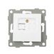 RJ45-fitting - witte inbouwdoos, 1 poort, van robuust kunststof, ideaal voor moderne elektrische installaties.