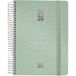 Grafoplas Kalender 2026, dag per pagina, metallic groen, 15 x 21 cm, Spaans, spiraalbinding, hardcover