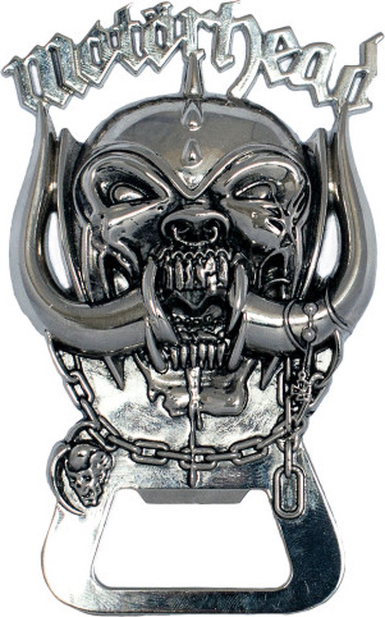 - Motorhead Flessenopener MOTORHEAD (BOTTLE OPENER) Zwart