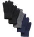 CeLaVi Handschuhe - Wolle/Nylon - 5er-Pack - Schwarz/Blau - 1-2 Jahre (80-92)