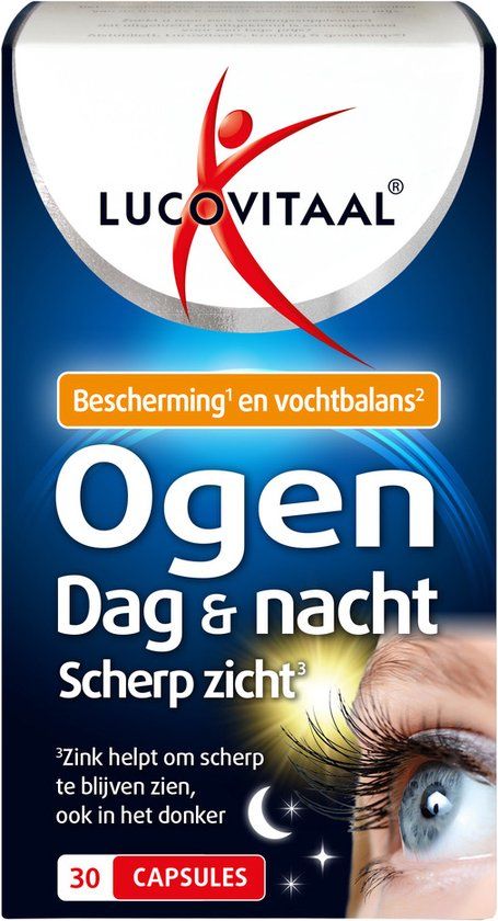 Lucovitaal Ogen Dag & Nacht Scherp Zicht - 30 capsules