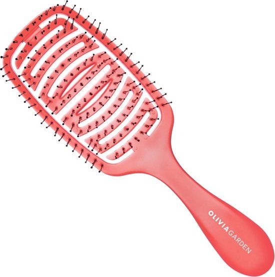 Olivia Garden PRIDE iDetangle Brush Medium Red - 1 stuk(s) - 5414343017475
