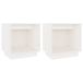 VidaXL Nachtkastjes 2 stuks 40x30x40 cm massief grenenhout wit