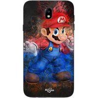 Maniacase Samsung Galaxy J7 2018 Super Mario Bros Games Hoesje