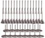Allecto plus - Brosse métallique à fil Jeu 45 Pièces pour Nettoyage Dégraissage & Accessoire de perceuse