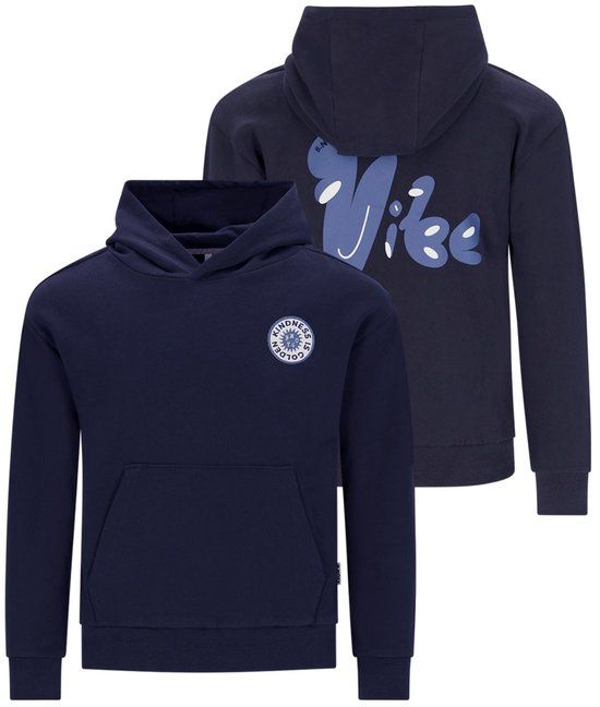 B.Nosy Jongens Trui Y508-6350 - Maat 116 - Biologisch Katoen - Navy