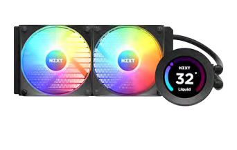 NZXT Kraken Elite 240 RGB Processor - All-in-one liquid cooler - 12 cm - Black