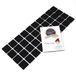 Adsamm® 40 x Zelfklevende Viltglijders Zwart 25x25 mm Vierkant 3,5 mm Dik