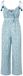 Pepe Jeans Dames jumpsuit Matilde aqua linnen gebloemd mouwloos V-hals regular fit