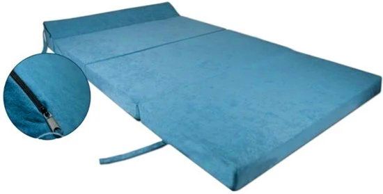 Viking Choice Opvouwbaar matras met hoofdkussen - 200x120x10cm - Navy