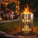 TiKo-Metalldesign GmbH King & Queen Vuurtonne King & Queen – Decoratieve vuurplaats van staal voor tuin en terras