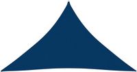 vidaXL Zonnescherm Driehoekig Blauw 3,5x3,5x4,9m Oxford Stof Waterafstotend UV-bescherming